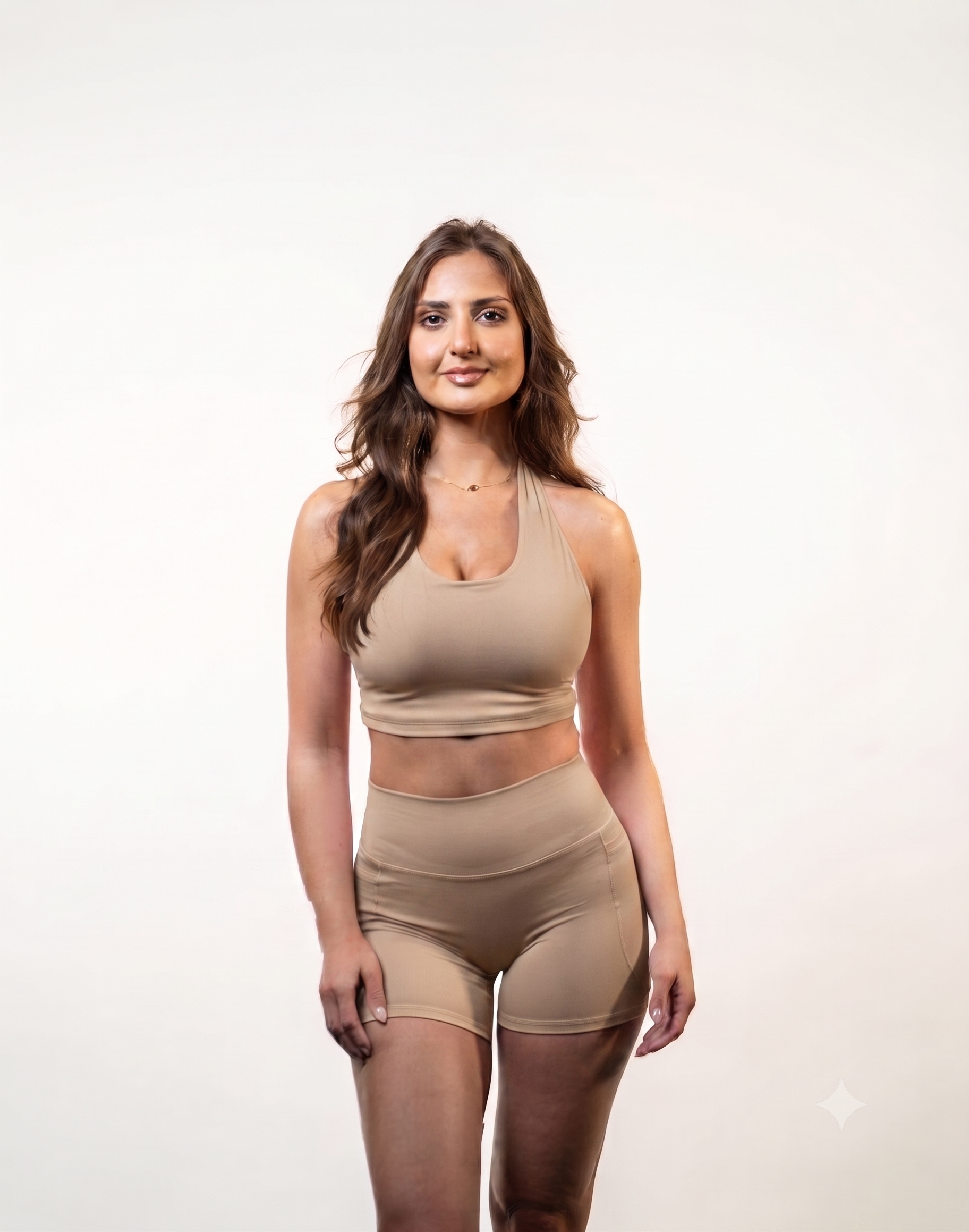 Halter Top Beige
