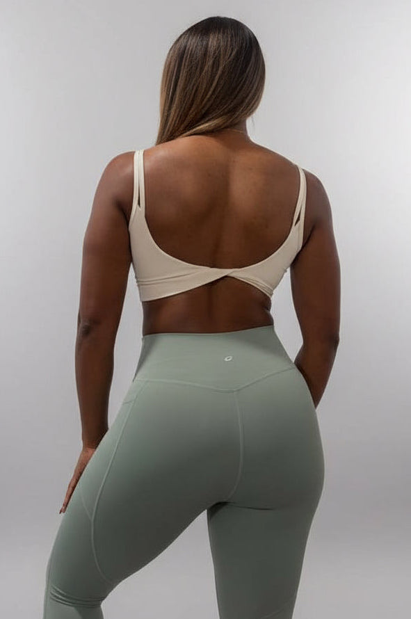 butterfly top Beige
