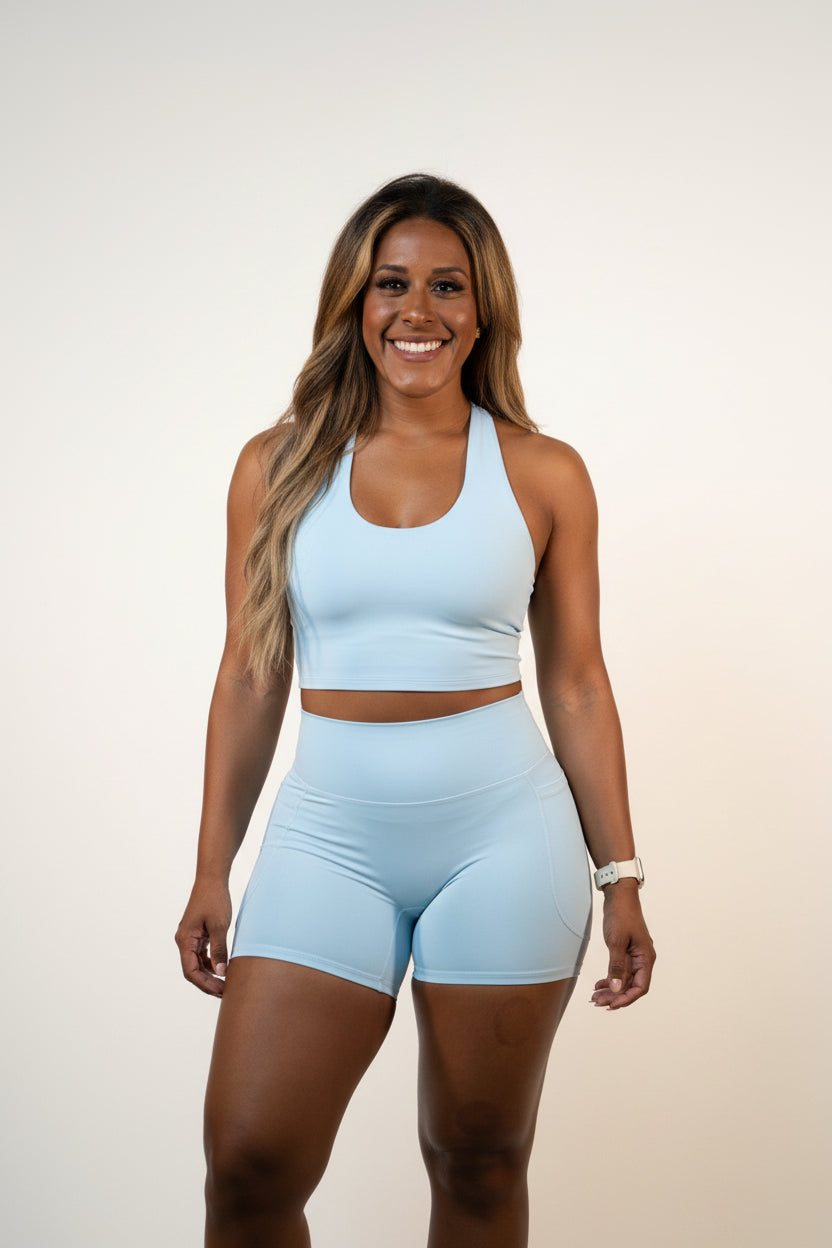 Halter Top Baby Blue